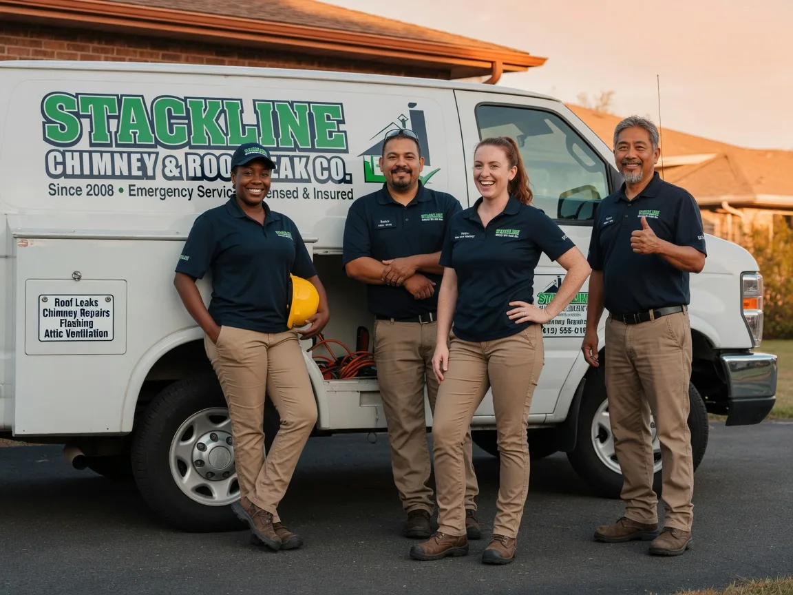 Chimney flashing repair company in Reedville, VA